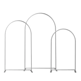 Heavy Duty Trio Arch Backdrop Frame Stands 3pc/set