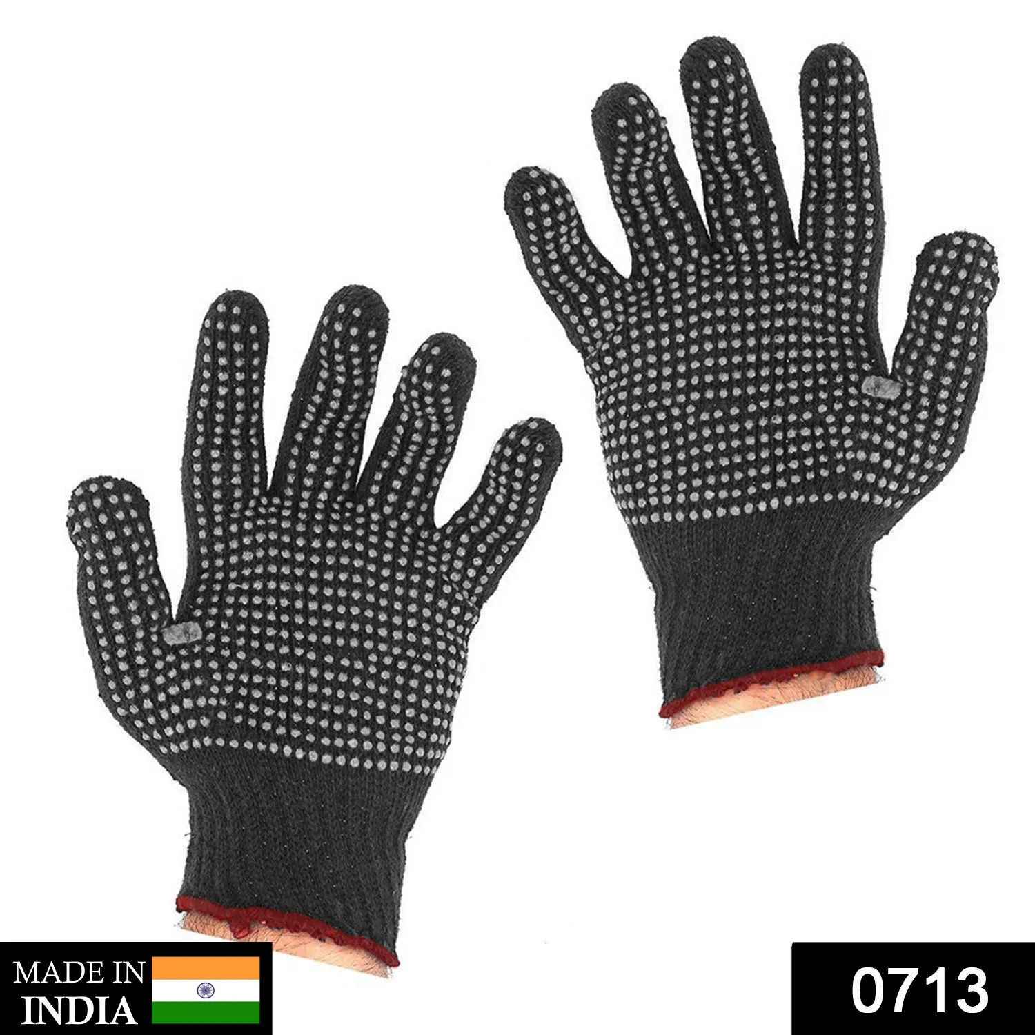 713 Cotton Polyester Mens Work Gloves