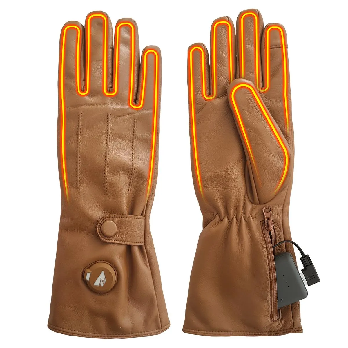 ActionHeat 5V Men's Battery Heated Leather Dress Glove