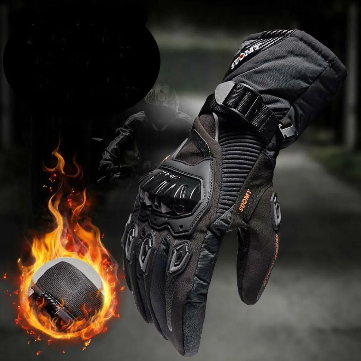 Alr™ Waterproof Biker Gloves