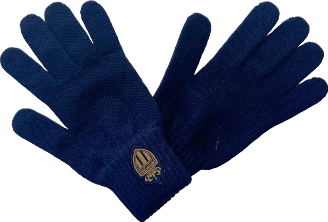 AS Monaco FC Navy Blue Knitted Gloves One Size