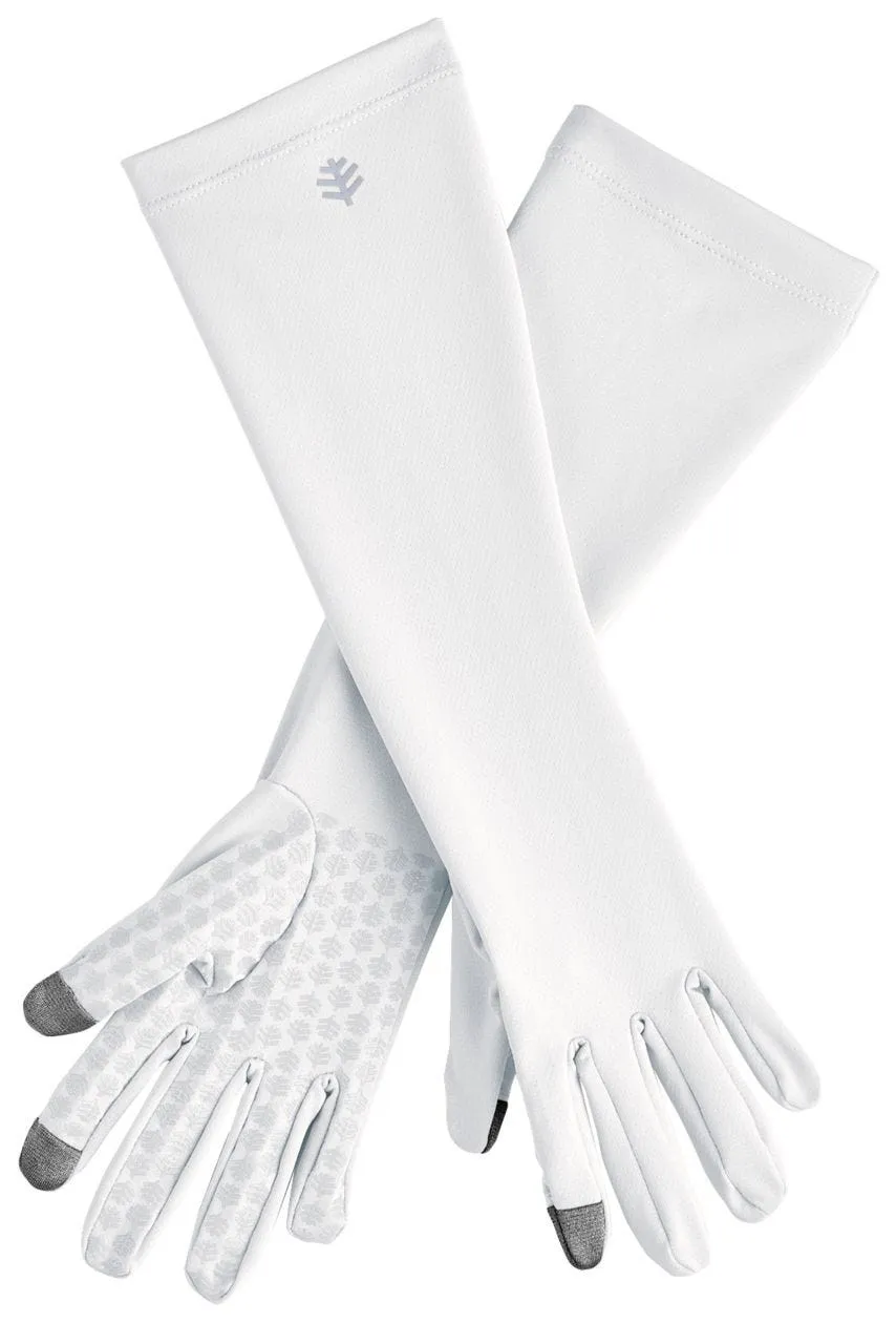 Bona UV Mid Length Gloves | White