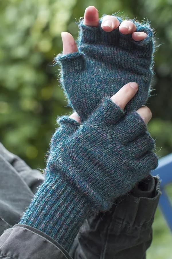 Knit Fingerless Gloves