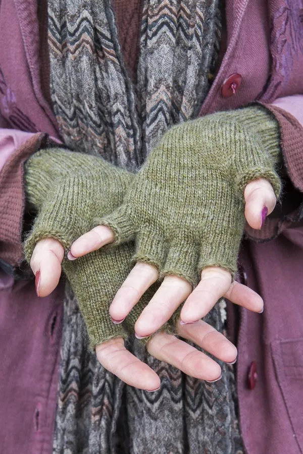 Knit Fingerless Gloves