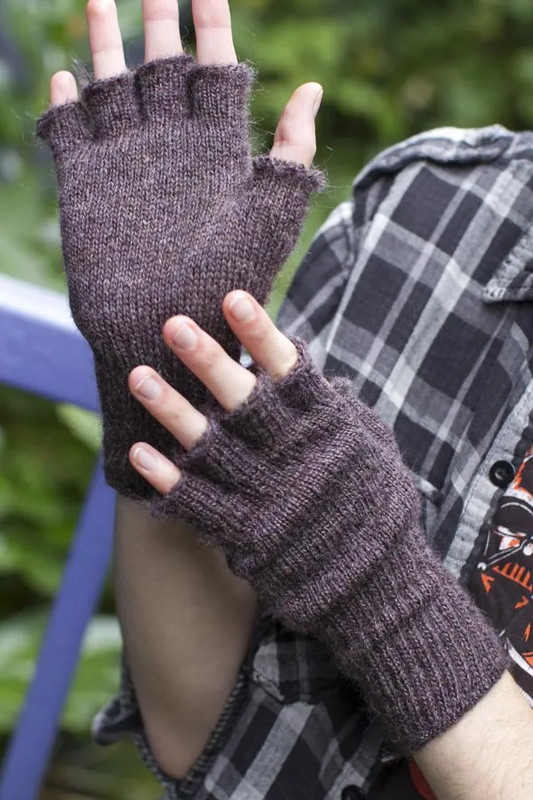 Knit Fingerless Gloves