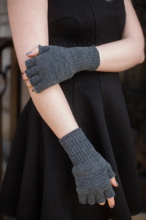 Knit Fingerless Gloves