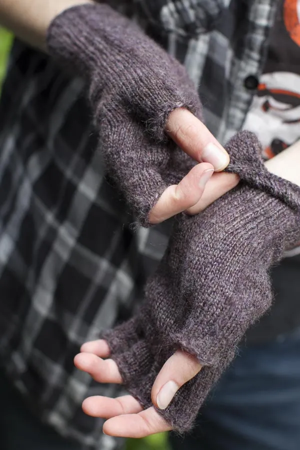 Knit Fingerless Gloves