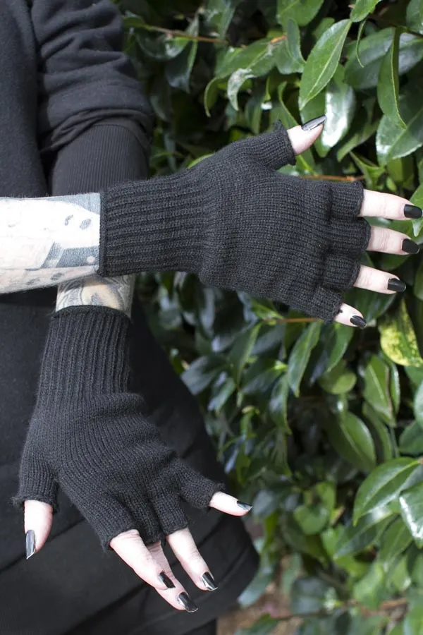 Knit Fingerless Gloves