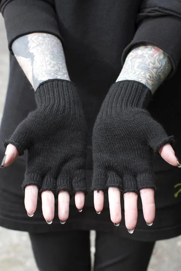 Knit Fingerless Gloves