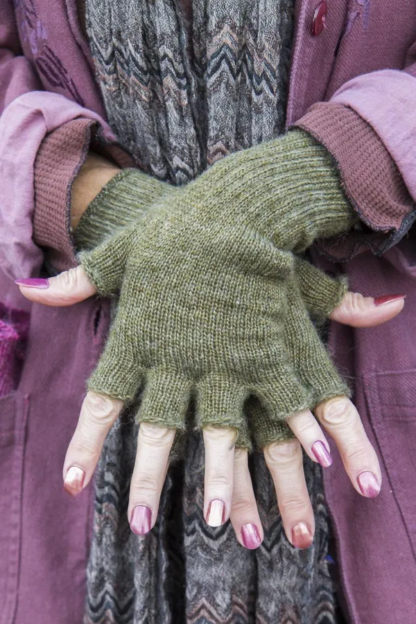 Knit Fingerless Gloves