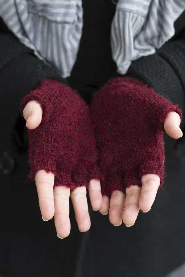 Knit Fingerless Gloves