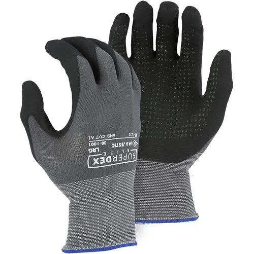 Majestic 30-1001 SuperDex A1 Palm Dip Glove with Premium Foam Nitrile (One Dozen)