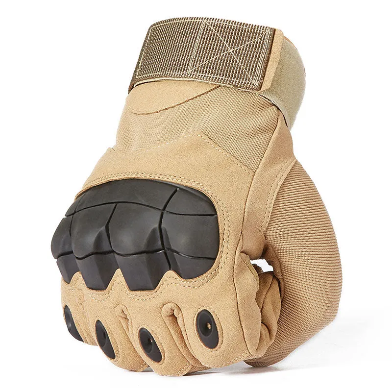 Outdoor Military Tactical Gloves with Rubber Hard Knuckle