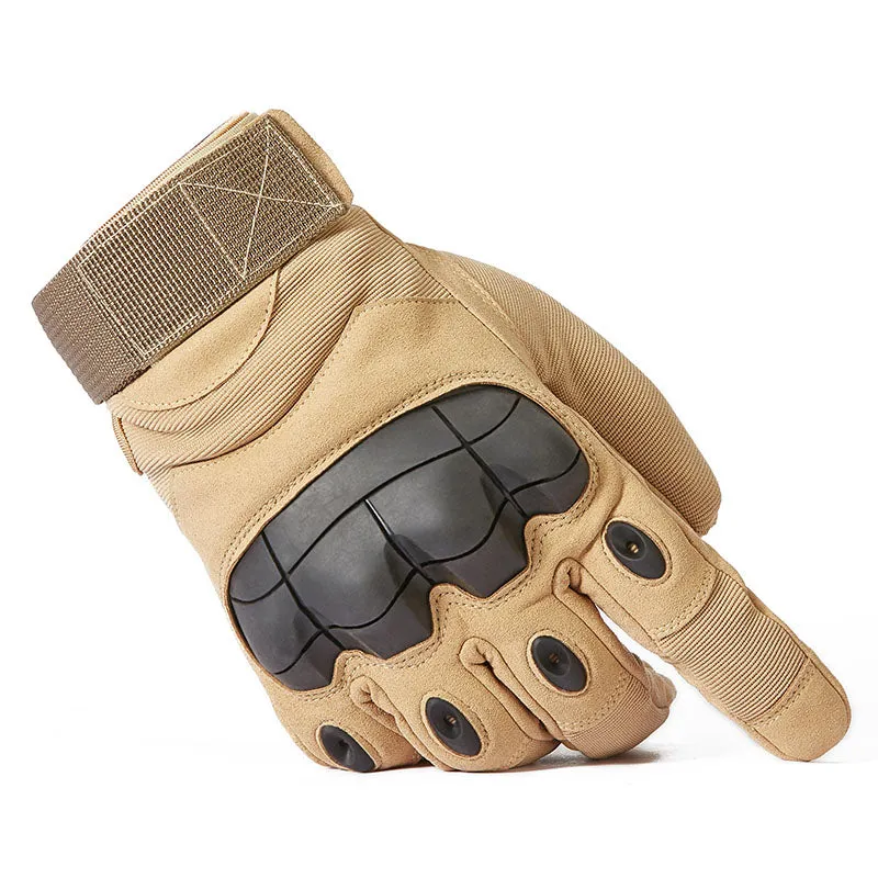 Outdoor Military Tactical Gloves with Rubber Hard Knuckle