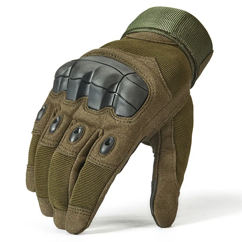 Outdoor Military Tactical Gloves with Rubber Hard Knuckle