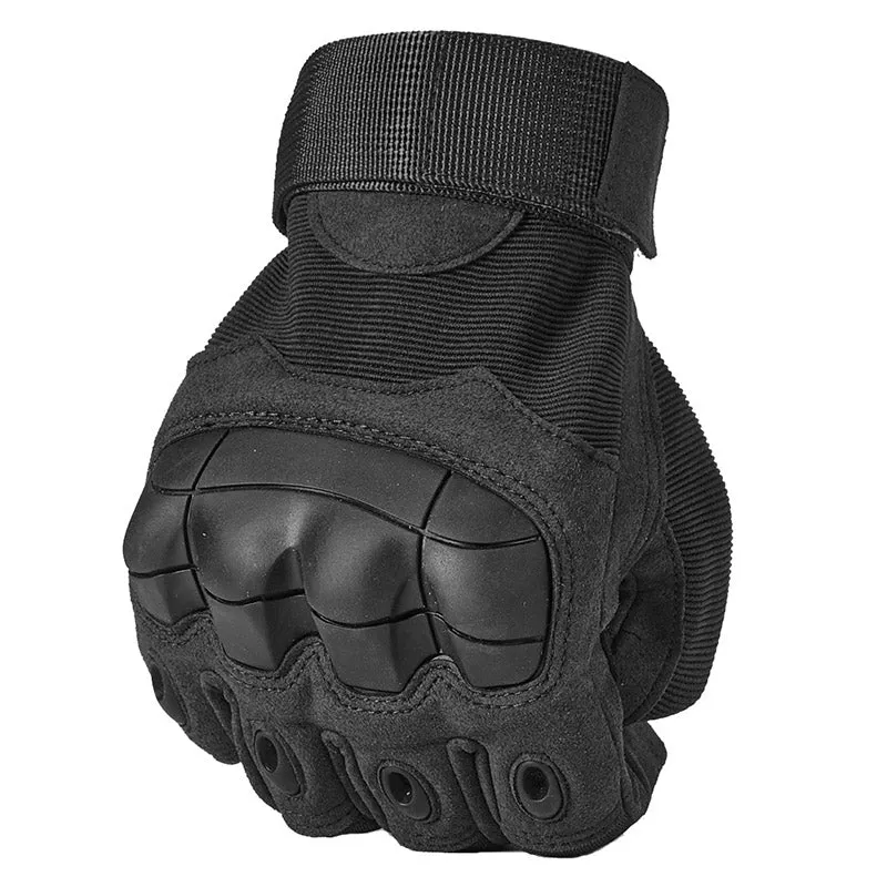 Outdoor Military Tactical Gloves with Rubber Hard Knuckle