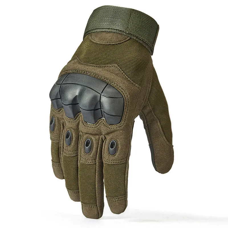 Outdoor Military Tactical Gloves with Rubber Hard Knuckle