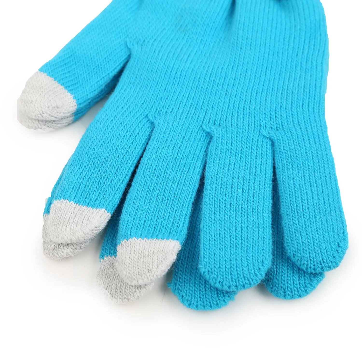 Unisex Winter Knit Gloves Touchscreen Outdoor Windproof Cycling Skiing Warm Gloves