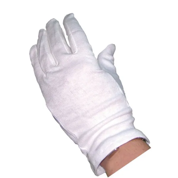 White Cotton Gloves (10 Pairs)