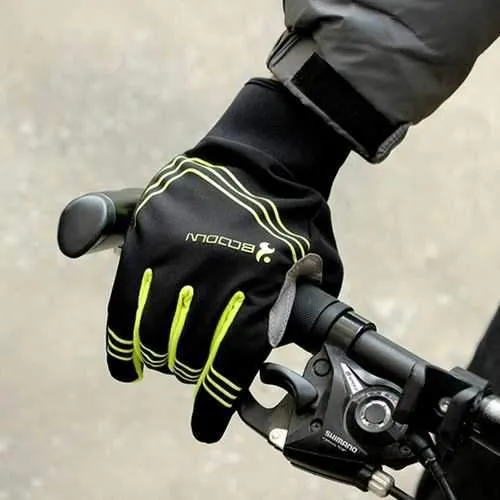 Winter Windproof Riding Gloves Touch Screen Thickened Keep Warm Bicycle Glove